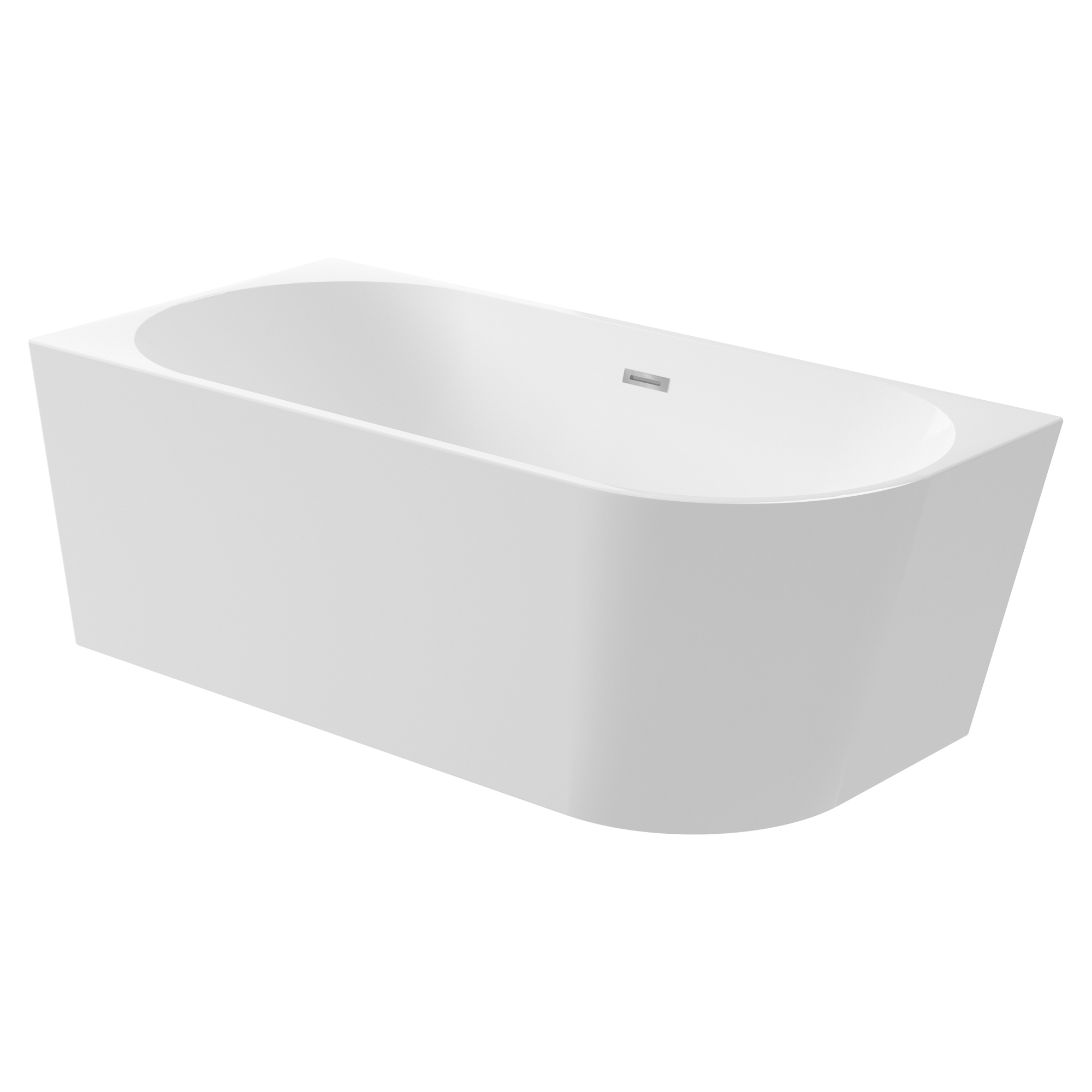 Hjørnebadekar Silia Hvit Blank 150 cm Venstre
