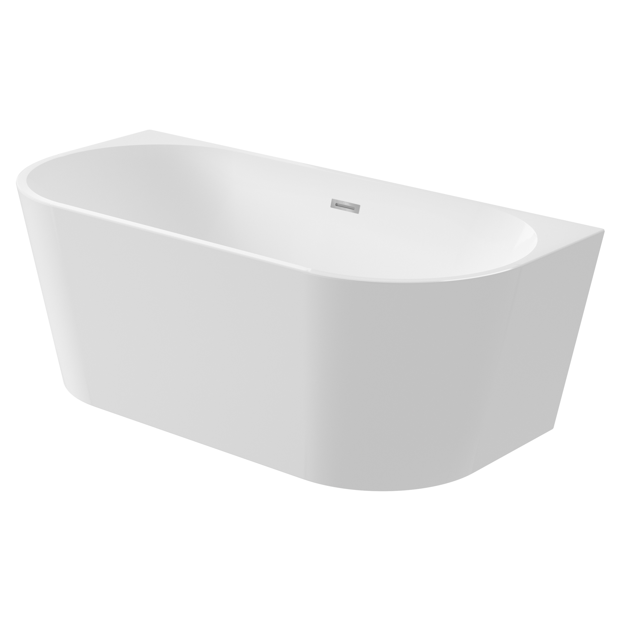 Badekar Silia Hvit Blank 170x75 cm