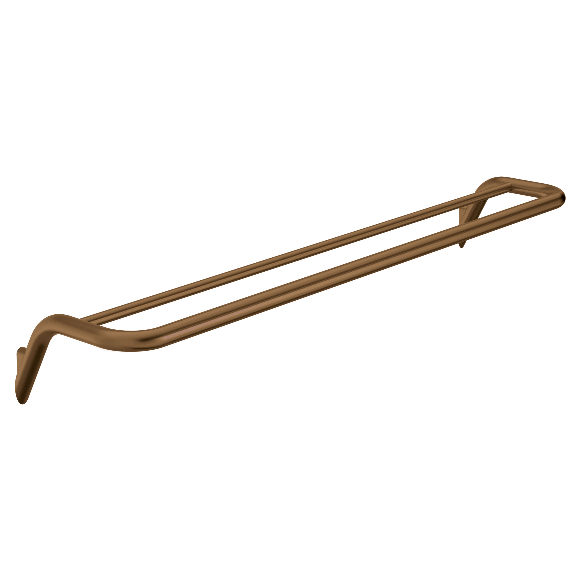 Dobbel Håndkleholder Silia Bronse Matt