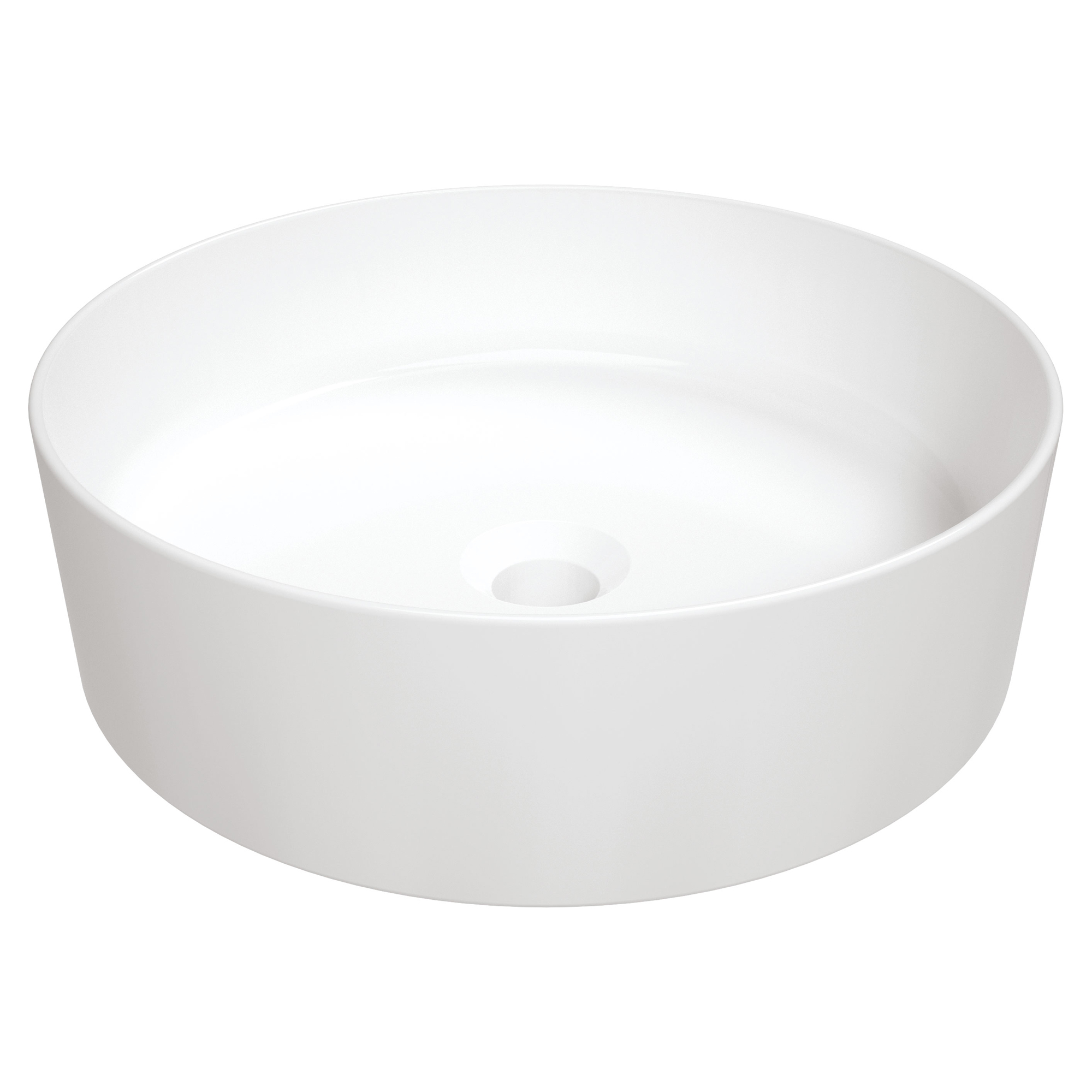 Servant Round Hvit Blank 40 cm