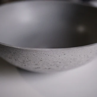 <strong>Sira</strong>  Håndlagde Sement Servant Moon Mørkgrå Matt 40 cm