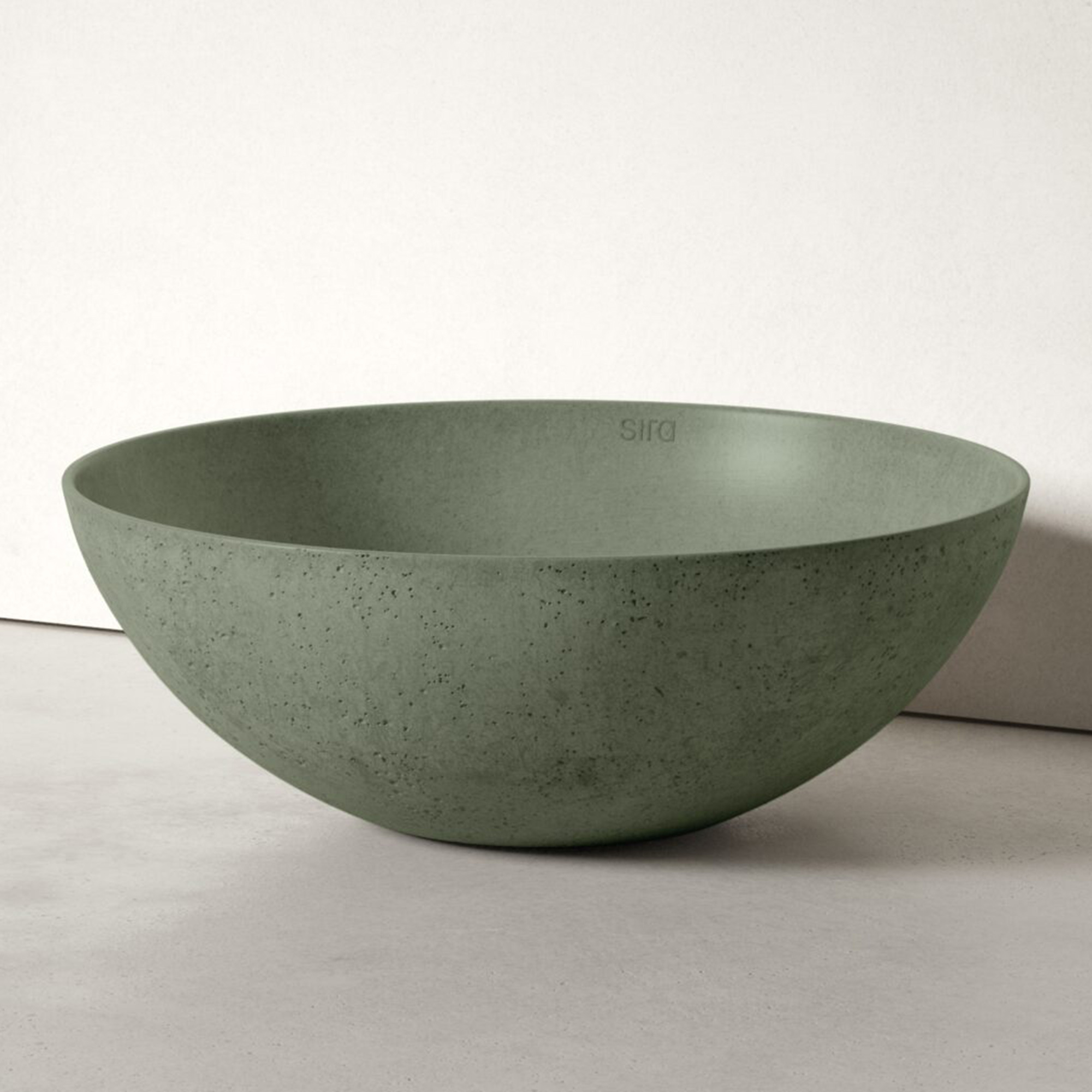 Sira Håndlagde Sement Servant Moon Grønn Matt 40 cm