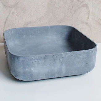 <strong>Sira</strong>  Håndlagde Sement Servant Isla Blå Matt 39 cm