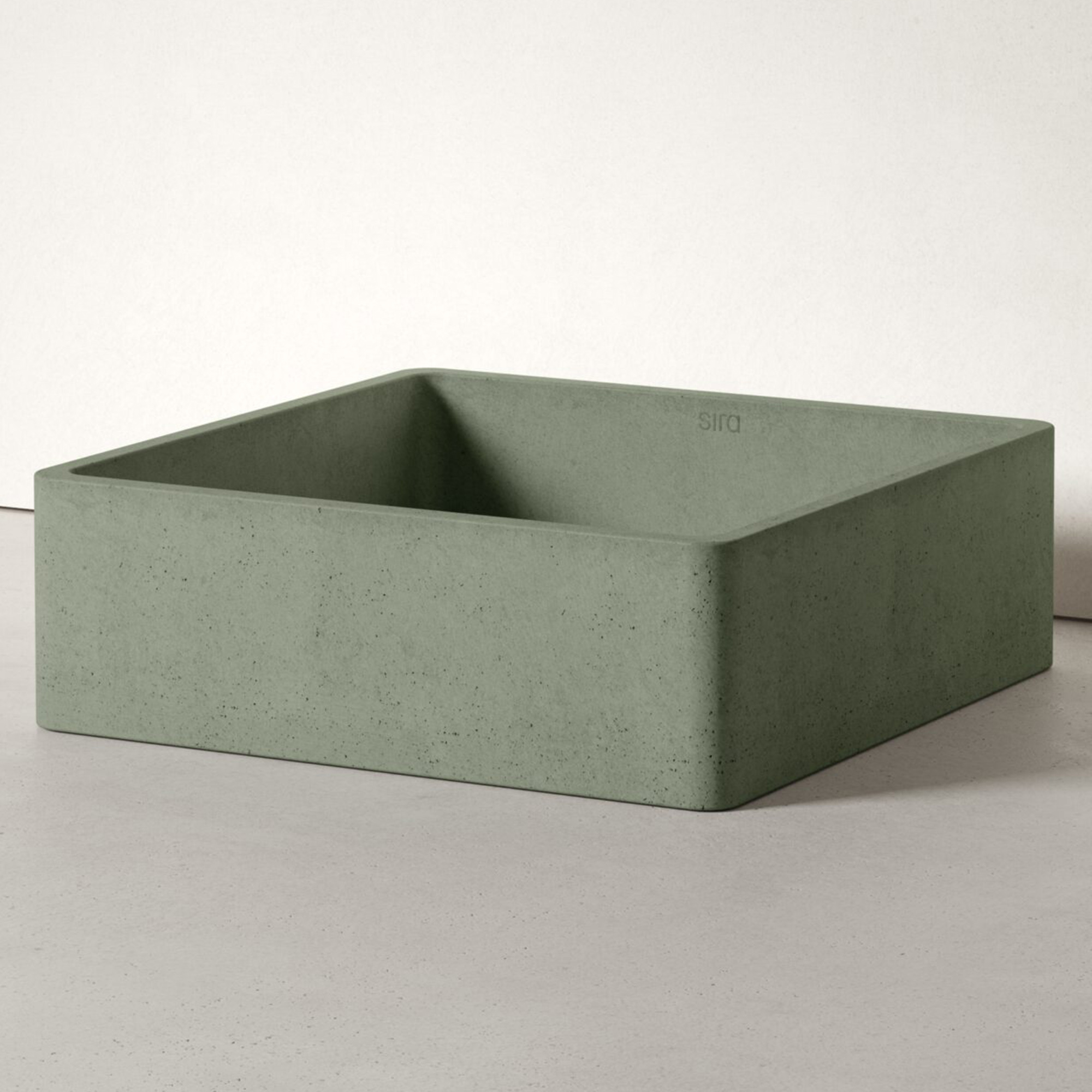 Sira Håndlagde Sement Servant Volcano Grønn Matt 40 cm