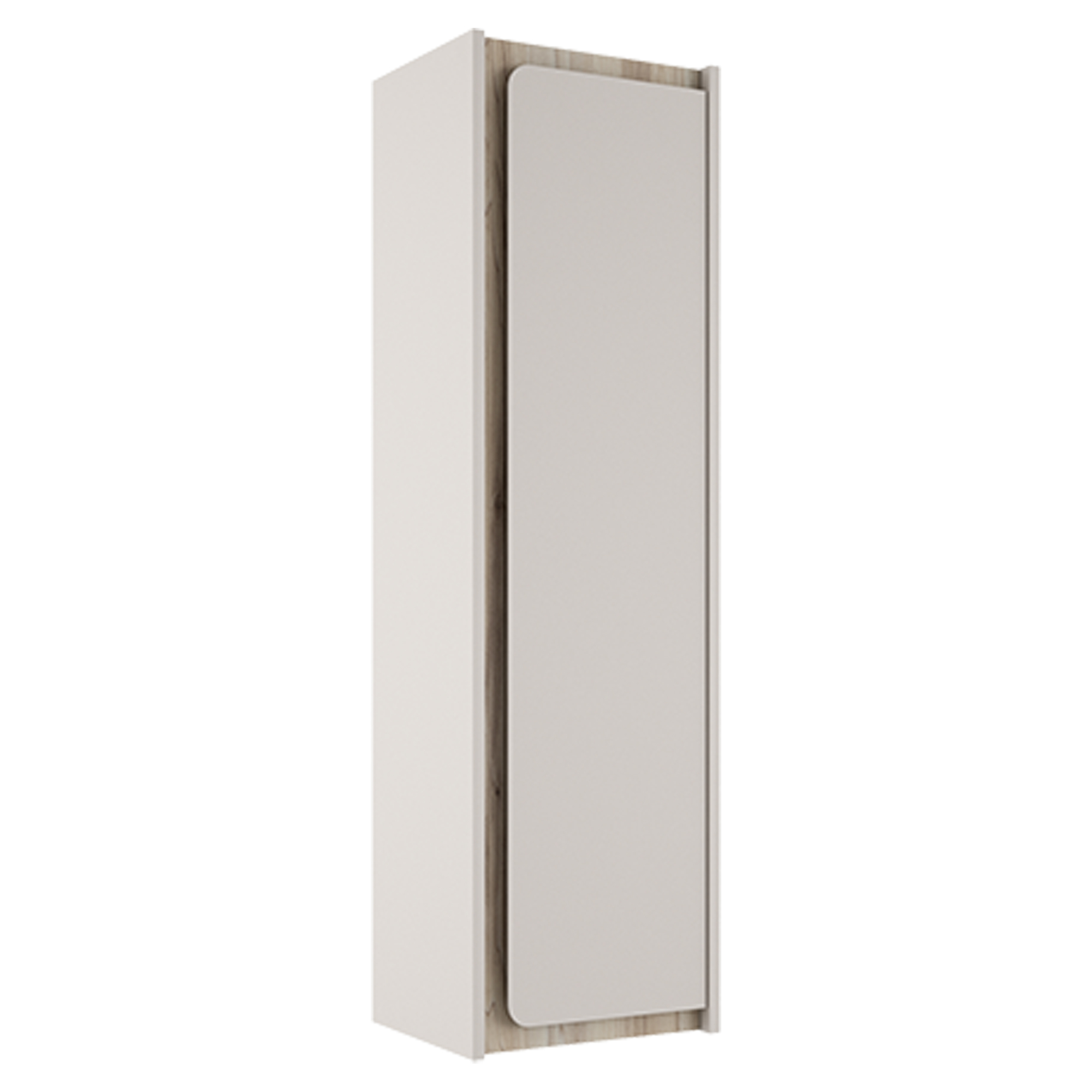 Høyskap Clarte Beige-Eik Matt
