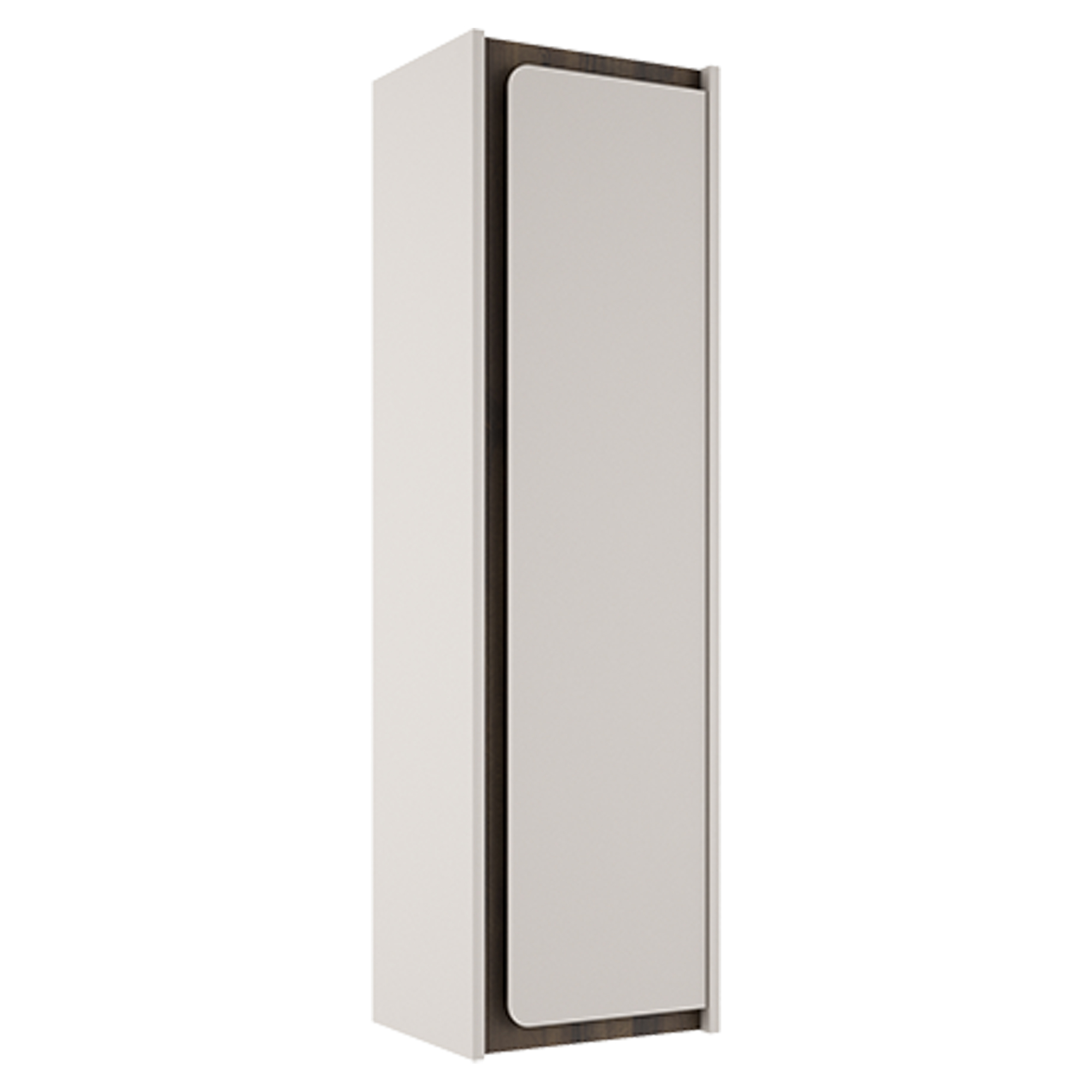 Høyskap Clarte Beige-Valnøtt Matt