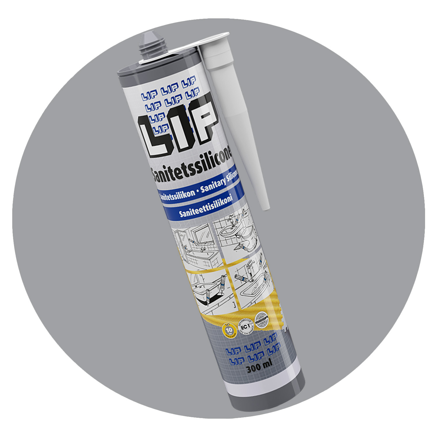 Silikon Transparent 300 ml