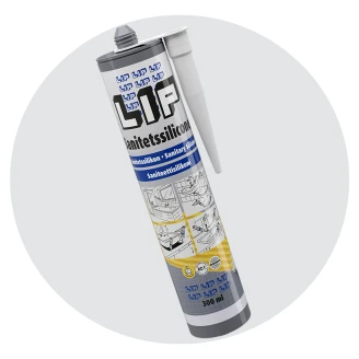 Silikon Råhvit 300 ml