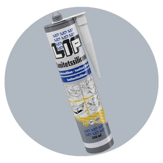 Sanitetssilicone Manhatten 300 ml