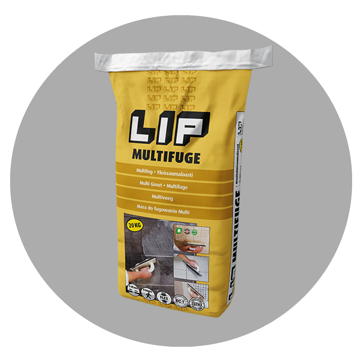 Fugemasse Multi Sementgrå 5 kg