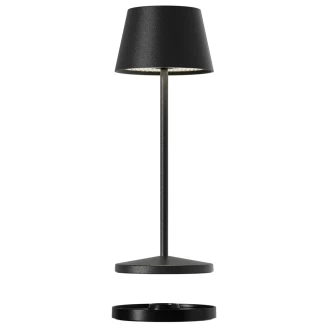 Villeroy & Boch Utendørs Bordlampe med Fjernkontroll <strong>Seoul Micro</strong>  Svart Matt