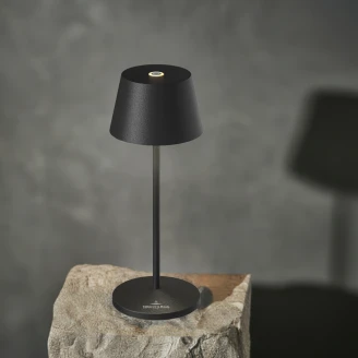 Villeroy & Boch Utendørs Bordlampe med Fjernkontroll <strong>Seoul Micro</strong>  Svart Matt