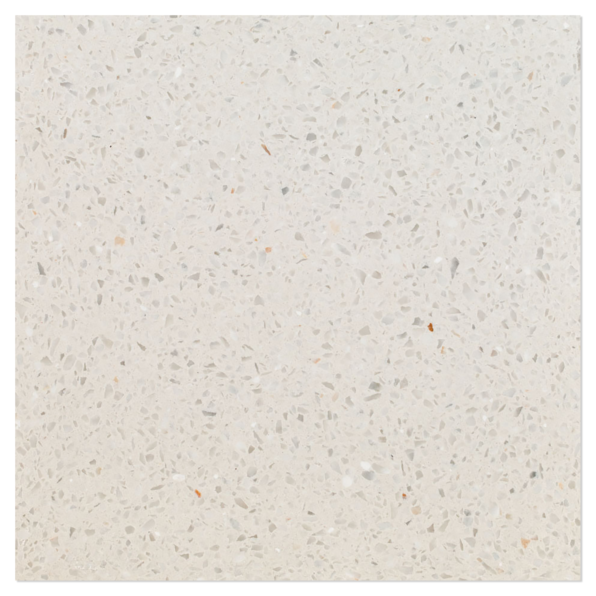 Terrazzo Graniglia Bianco Polert 40x40 cm