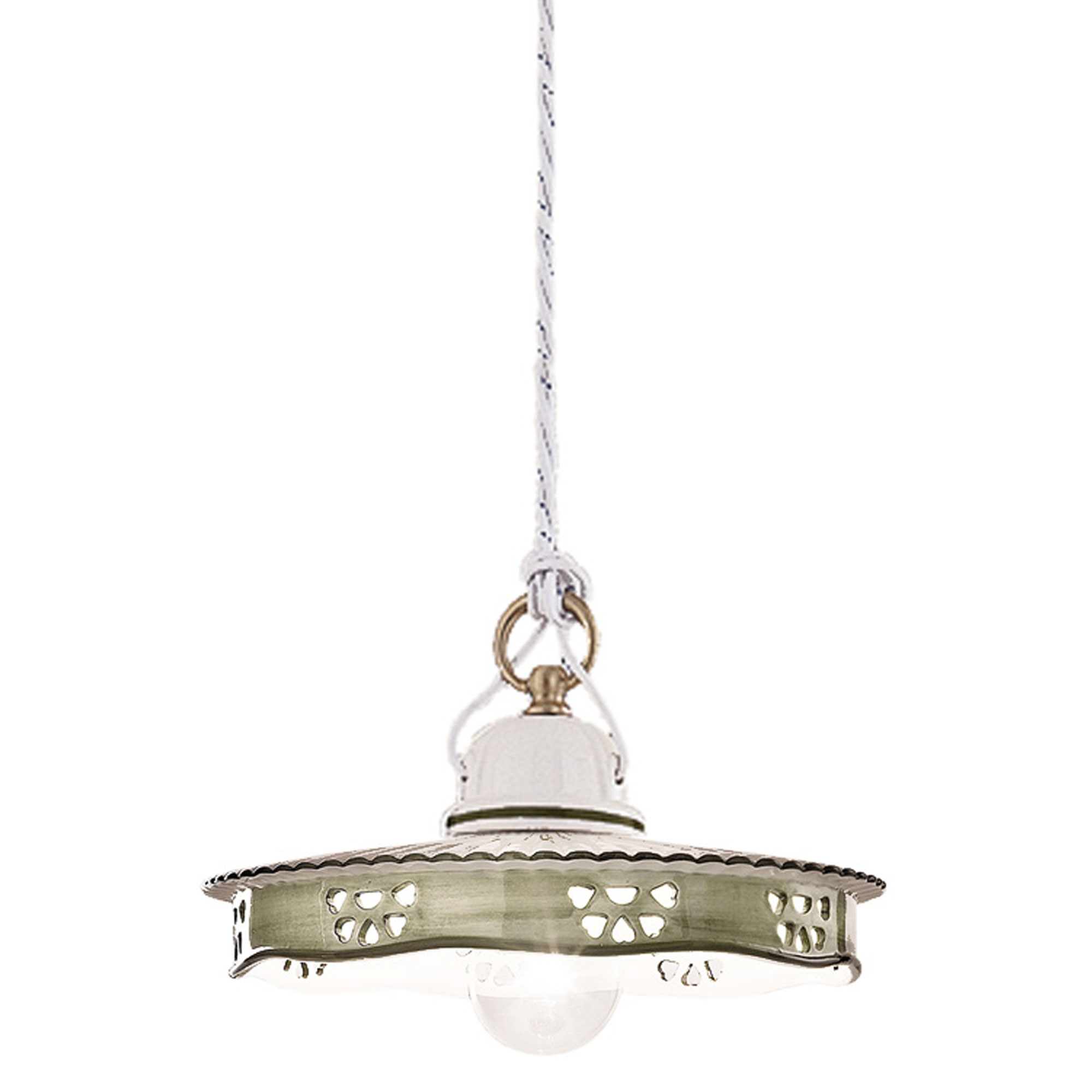 Ferroluce Hengelampe Alessandria Grønn ∅ 23 cm