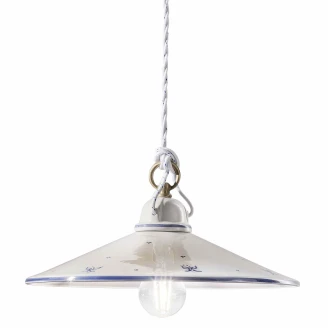 Ferroluce Hengelampe <strong>Asti</strong>  Hvit, Blå ∅ 20 cm