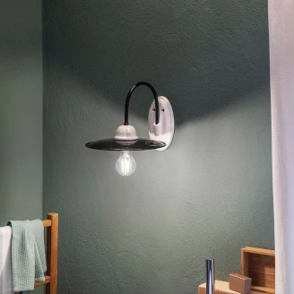 Ferroluce Vegglampe <strong>Potenza Ny</strong>  Hvit, Svart