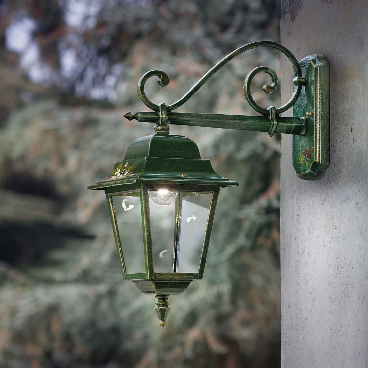 Ferroluce Vegglampe Ned Gorizia Grønn