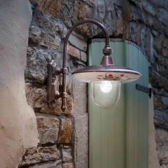 Ferroluce Vegglampe <strong>Latina</strong>  Mørk Kobber