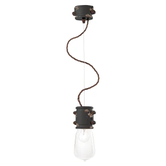Ferroluce Hengelampe <strong>Urban Ny</strong>  Vintage Svart ∅ 12 cm