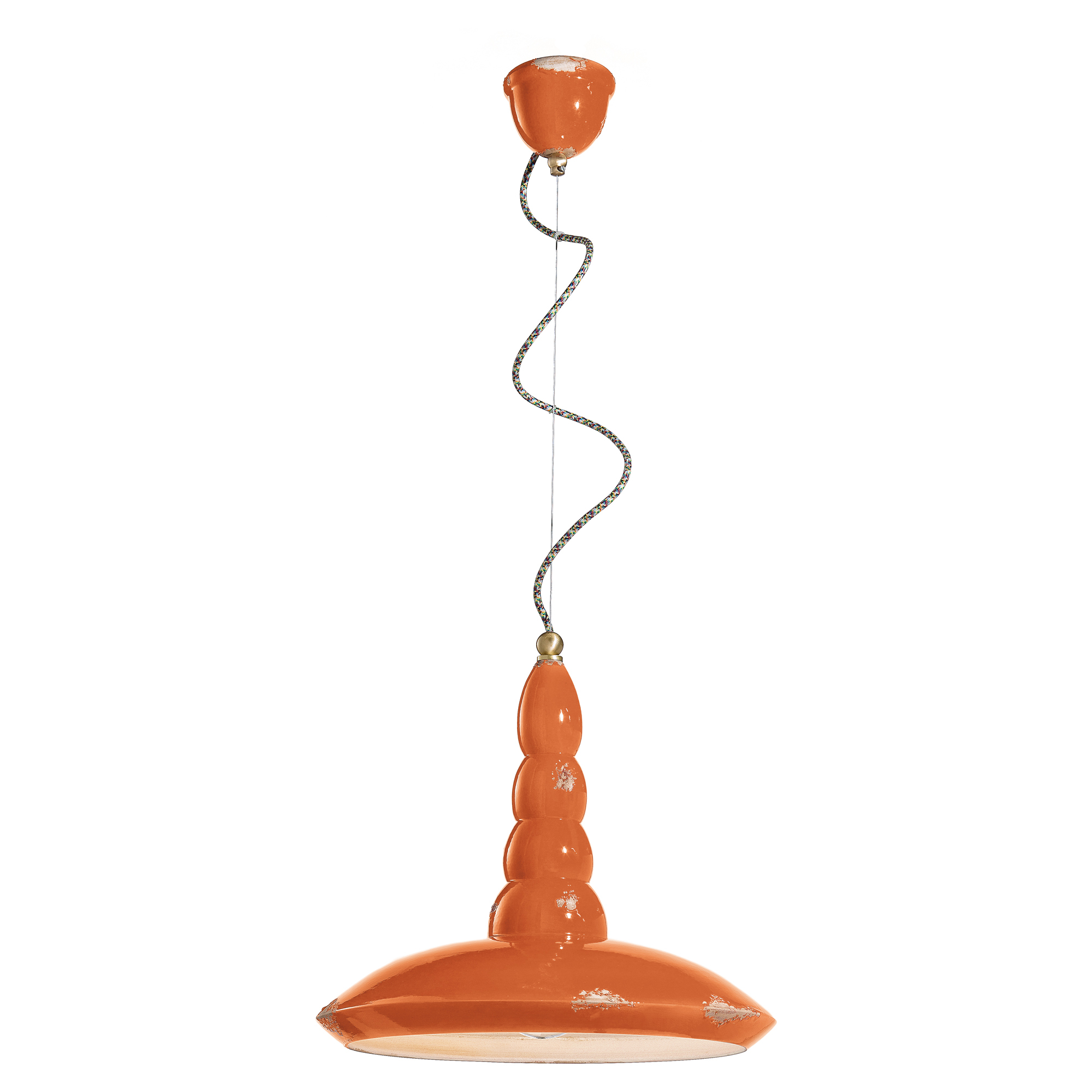 Ferroluce Hengelampe Alpha Vintage Oransje ∅ 40 cm
