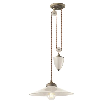 Ferroluce Hengelampe <strong>Colors</strong>  Beige ∅ 35 cm