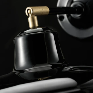 Ferroluce Vegglampe B&W Svart Emalje ∅ 22 cm
