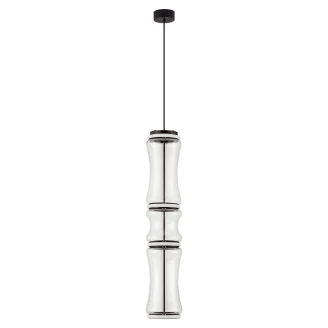 Nova Luce Hengende Lampe 340 cm <strong>Anapnoe</strong>  Svart, Transparent Blank