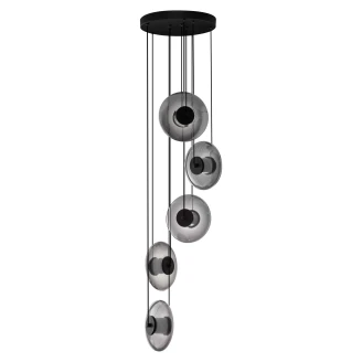 Nova Luce Hengende Lampe <strong>Skia</strong>  Grå Blank