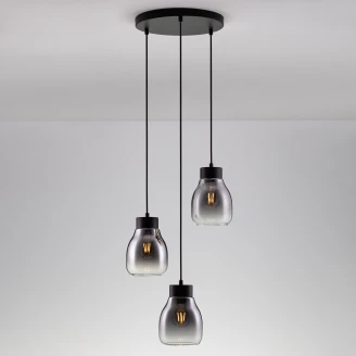 Nova Luce Hengende Lampe Rund <strong>Blacu</strong>  Svart Blank