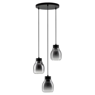 Nova Luce Hengende Lampe Rund <strong>Blacu</strong>  Svart Blank