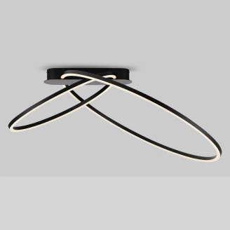 Nova Luce Taklampe <strong>Kiklos</strong>  Svart Matt