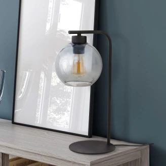Bordlampe <strong>Flamma</strong>  Transparent Grafitt Blank