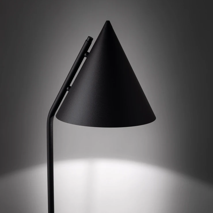 Gulvlampe Seattle Svart Matt