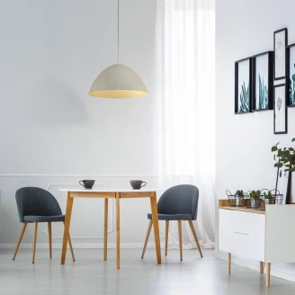 Hengelampe Cortona S Beige Matt