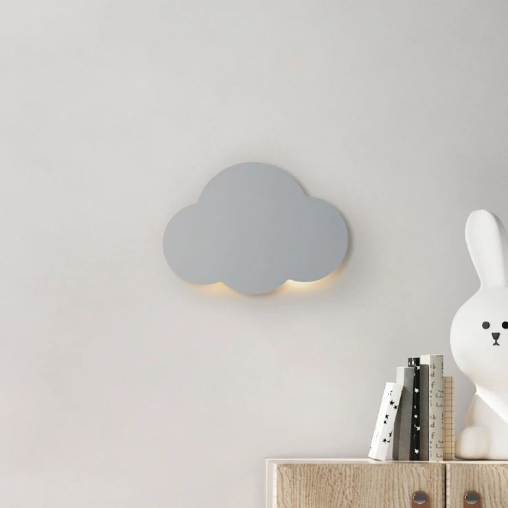 Vegglampe Moln Grå Matt 38 cm