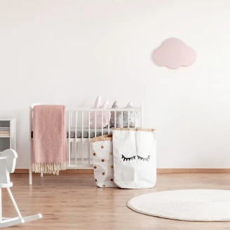 Vegglampe Moln Rosa Matt 38 cm