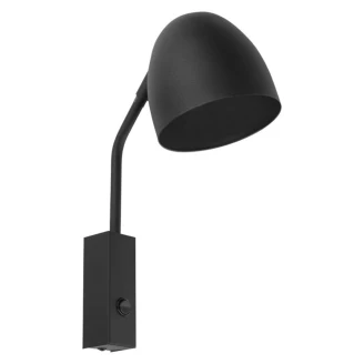 Vegglampe Nattglød Svart Matt