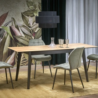 Hengelampe Luma Svart Matt 110 cm