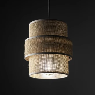 Hengelampe Luma Brun Matt 150 cm