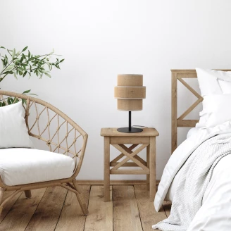 Bordlampe Luma Brun Matt