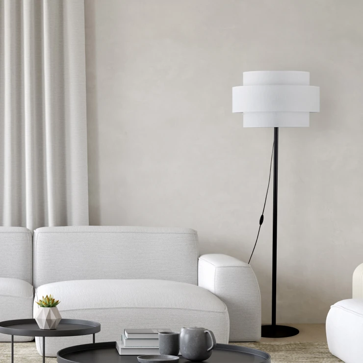 Gulvlampe Luma Hvit Matt