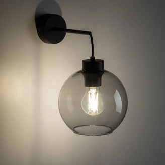Vegglampe <strong>Flamma</strong>  Grafitt Blank