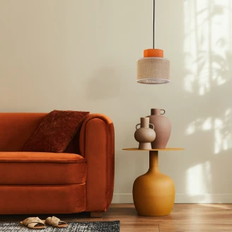 Hengelampe Aria Duo Oransje Matt Ø20 cm
