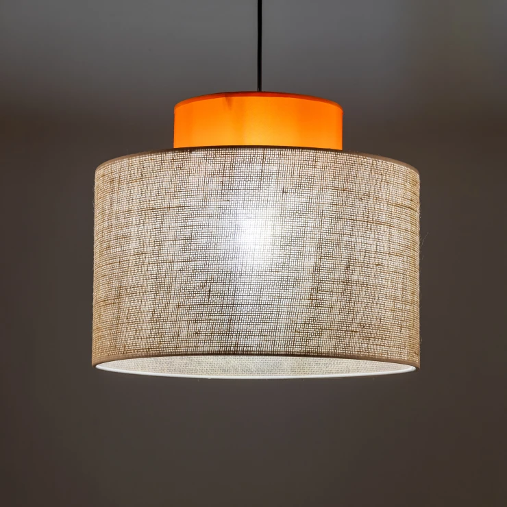 Hengelampe Aria Duo Oransje Matt Ø38 cm