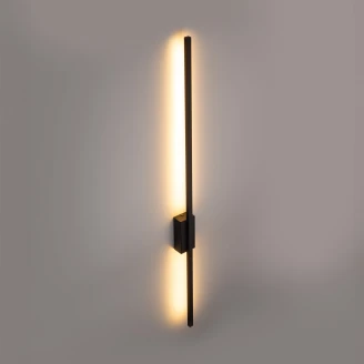 Vegglampe <strong>Vertikal</strong>  Svart Matt 108 cm
