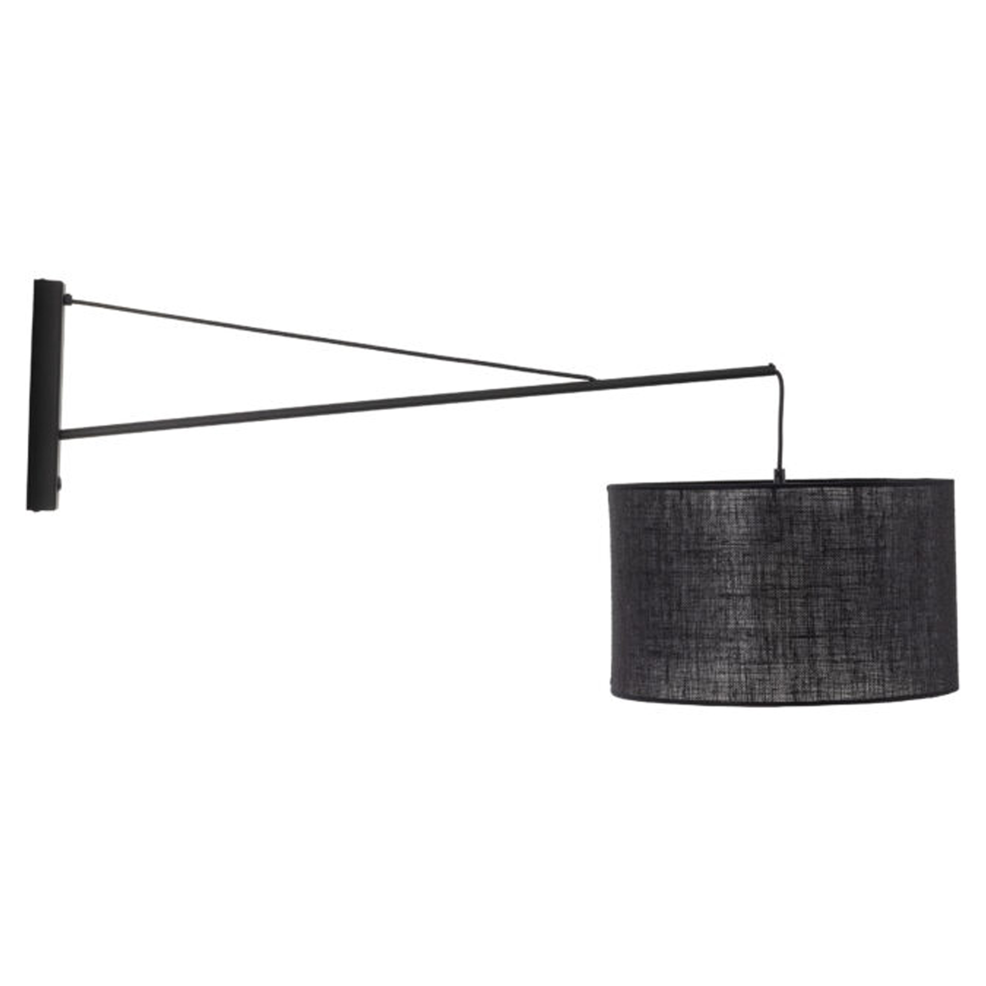 Vegglampe Bris Svart Matt