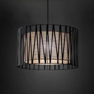 Hengelampe Tora Svart Brun Matt 120 cm