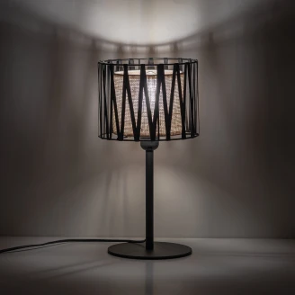 Bordlampe <strong>Tora</strong>  Svart Brun Matt