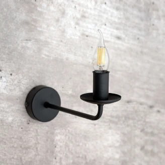 Vegglampe <strong>Varme</strong>  Svart Matt