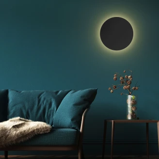 Vegglampe <strong>Åland</strong>  Svart Matt Ø 40 cm